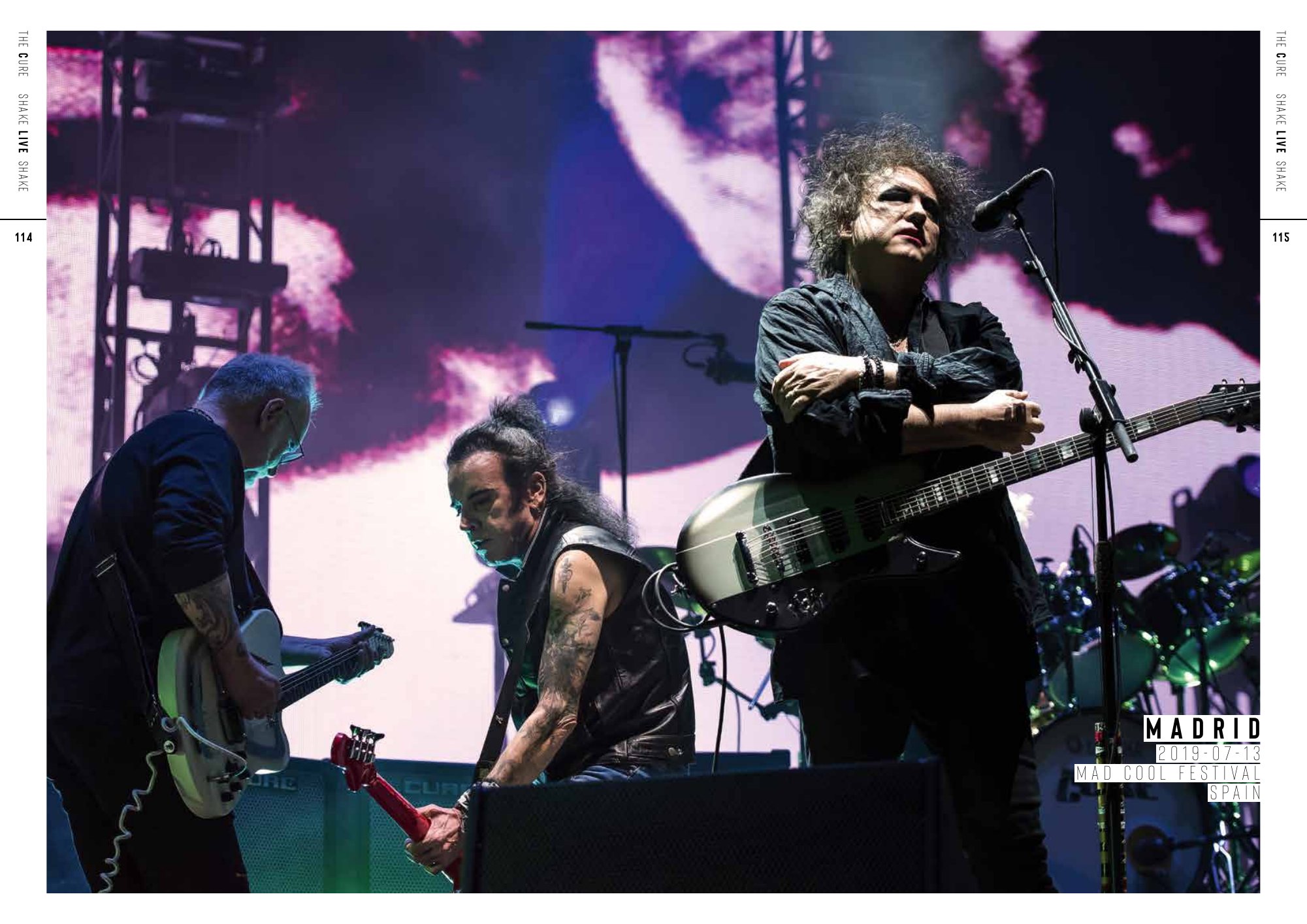 Double page du livre — Madrid, Mad Cool Festival, 2019